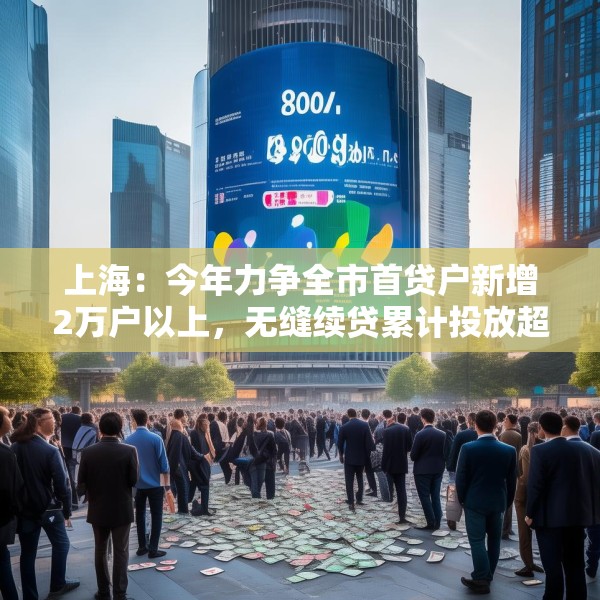 上海：今年力争全市首贷户新增2万户以上，无缝续贷累计投放超1万亿元