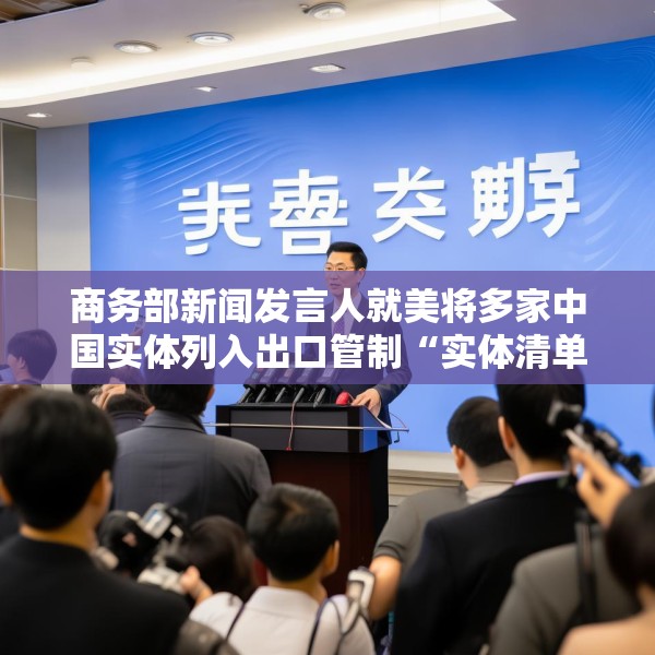 商务部新闻发言人就美将多家中国实体列入出口管制“实体清单”事答记者问