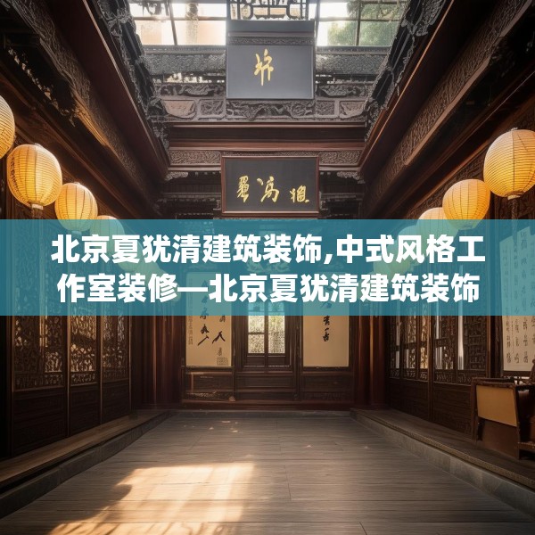 北京夏犹清建筑装饰,中式风格工作室装修—北京夏犹清建筑装饰230.a106b107c110fgy.117xczxv