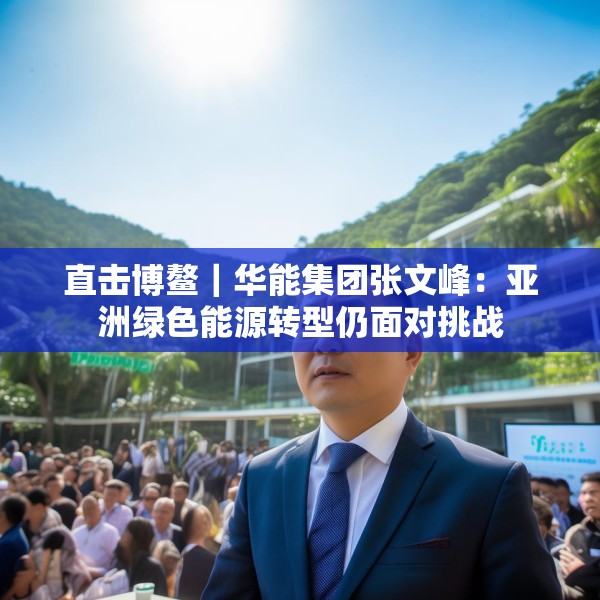 直击博鳌｜华能集团张文峰：亚洲绿色能源转型仍面对挑战