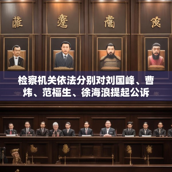 检察机关依法分别对刘国峰、曹炜、范福生、徐海浪提起公诉