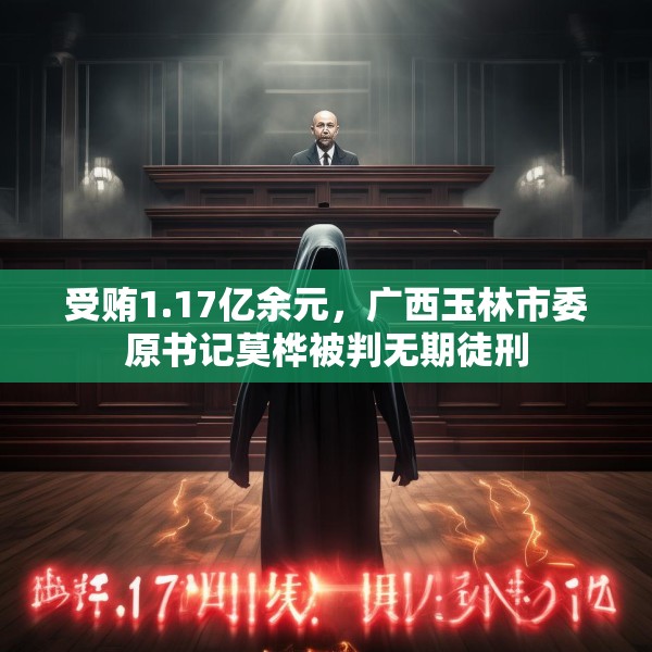 受贿1.17亿余元，广西玉林市委原书记莫桦被判无期徒刑