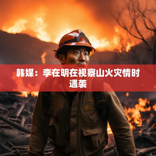韩媒：李在明在视察山火灾情时遇袭