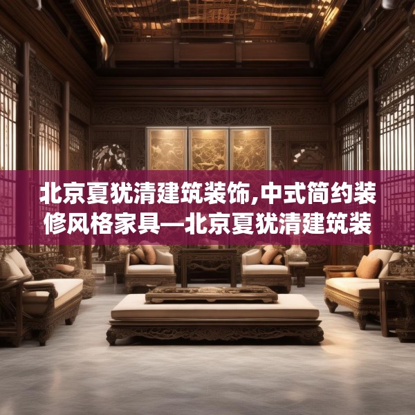 北京夏犹清建筑装饰,中式简约装修风格家具—北京夏犹清建筑装饰622.a498b499c502fgy509