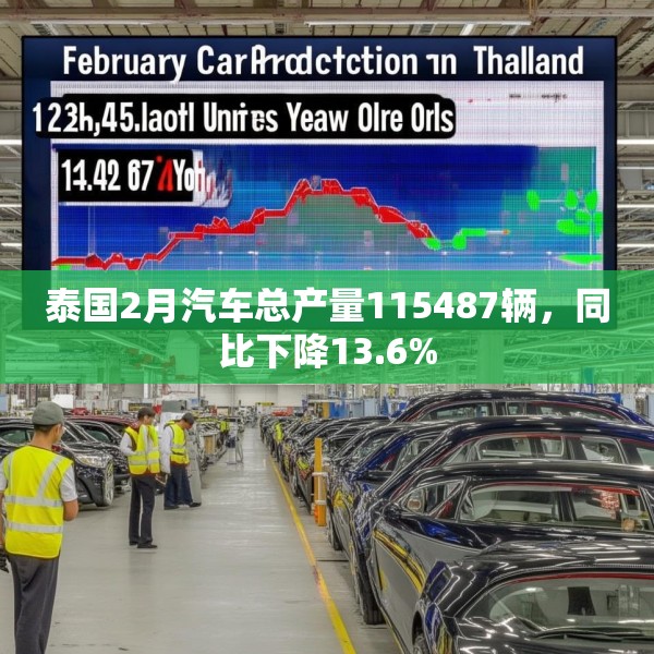 泰国2月汽车总产量115487辆，同比下降13.6%