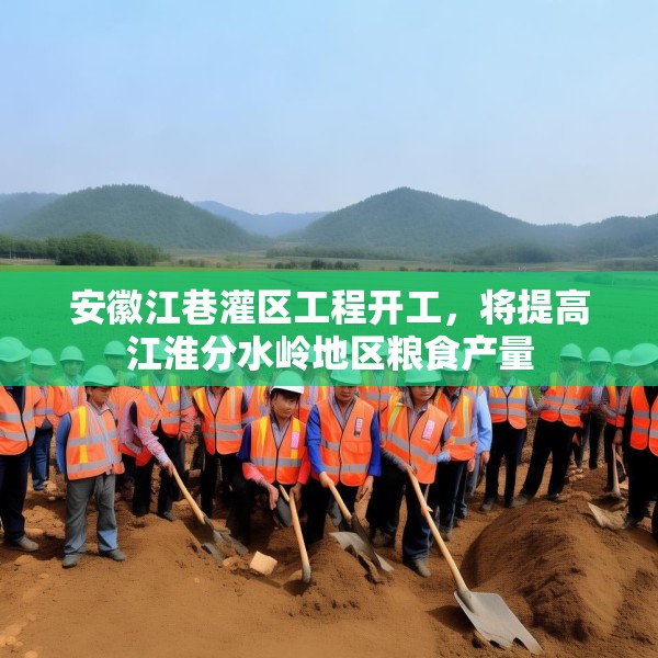 安徽江巷灌区工程开工，将提高江淮分水岭地区粮食产量