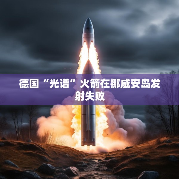 德国“光谱”火箭在挪威安岛发射失败