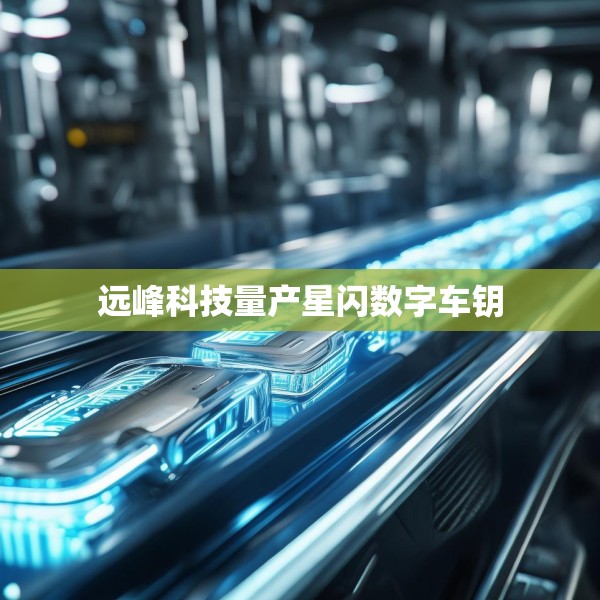 远峰科技量产星闪数字车钥