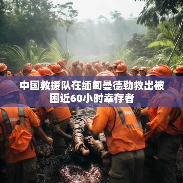 中国救援队在缅甸曼德勒救出被困近60小时幸存者