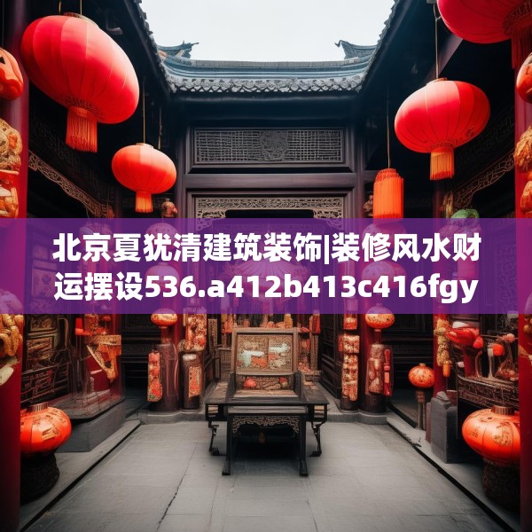 北京夏犹清建筑装饰|装修风水财运摆设536.a412b413c416fgy.423xczxv