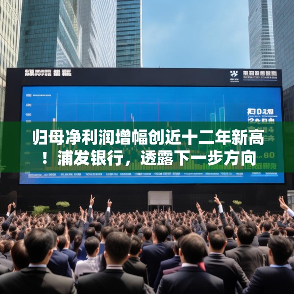 归母净利润增幅创近十二年新高！浦发银行，透露下一步方向
