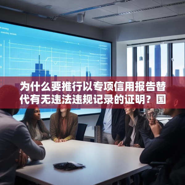 为什么要推行以专项信用报告替代有无违法违规记录的证明？国家发改委答问