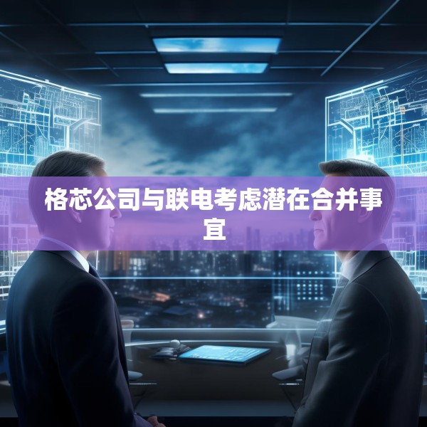 格芯公司与联电考虑潜在合并事宜