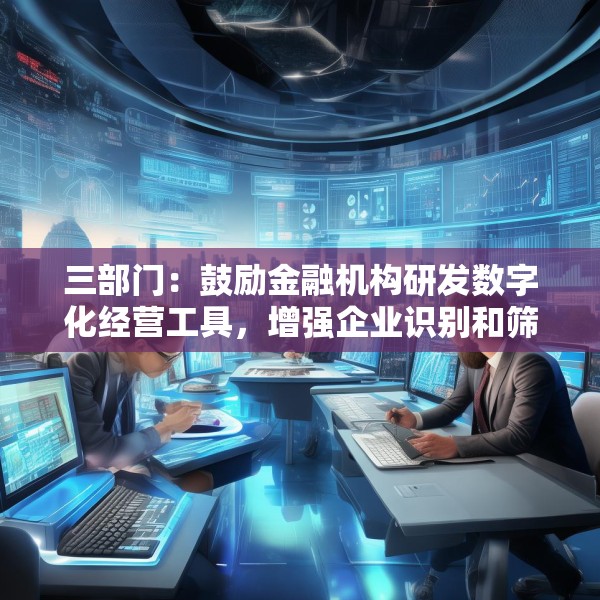 三部门：鼓励金融机构研发数字化经营工具，增强企业识别和筛选能力