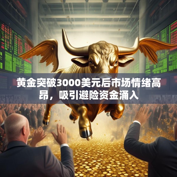 黄金突破3000美元后市场情绪高昂，吸引避险资金涌入