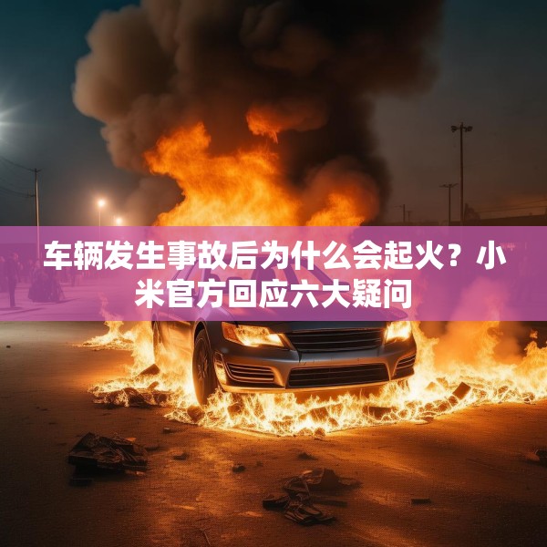车辆发生事故后为什么会起火？小米官方回应六大疑问