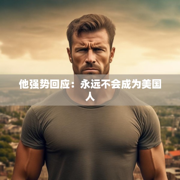 他强势回应：永远不会成为美国人