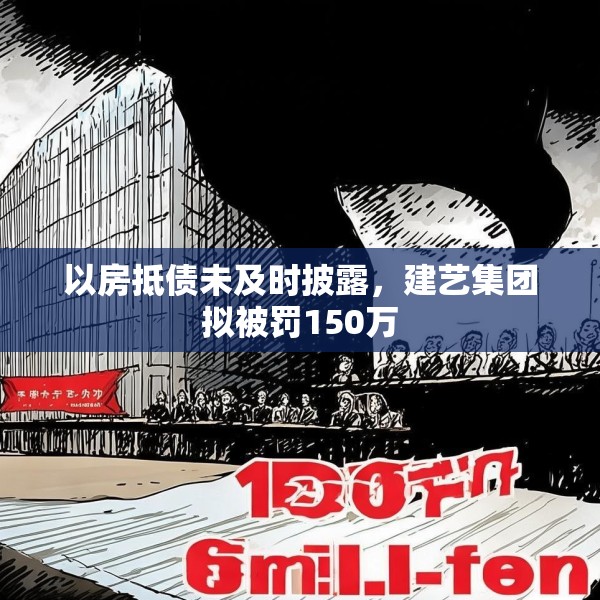 以房抵债未及时披露，建艺集团拟被罚150万
