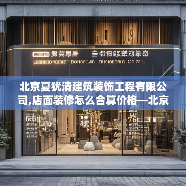 北京夏犹清建筑装饰工程有限公司,店面装修怎么合算价格—北京夏犹清建筑装饰工程有限公司590.a466b467c470fgy.477xczxv