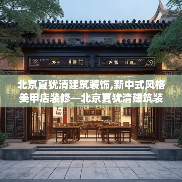 北京夏犹清建筑装饰,新中式风格美甲店装修—北京夏犹清建筑装饰349.a225b226c229fgy.236fdsfds