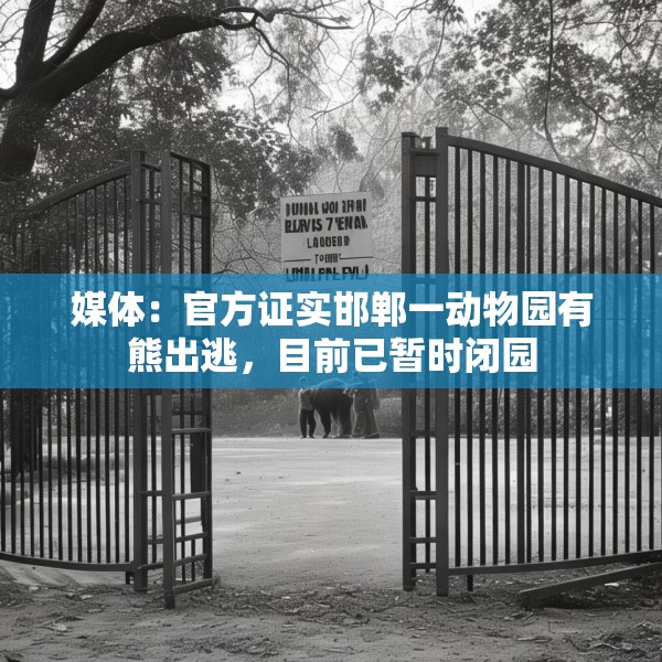 媒体：官方证实邯郸一动物园有熊出逃，目前已暂时闭园