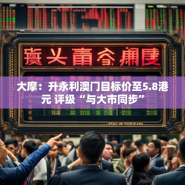 大摩：升永利澳门目标价至5.8港元 评级“与大市同步”