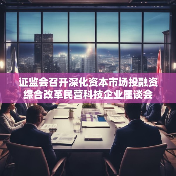 证监会召开深化资本市场投融资综合改革民营科技企业座谈会