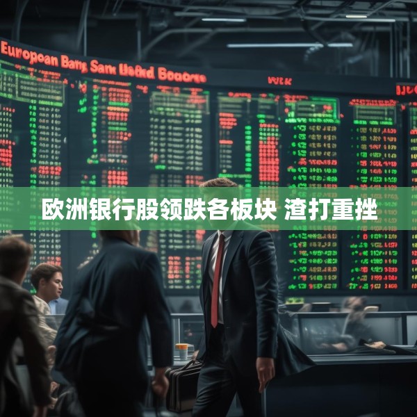 欧洲银行股领跌各板块 渣打重挫