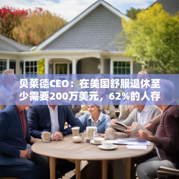 贝莱德CEO：在美国舒服退休至少需要200万美元，62%的人存款不到15万美元
