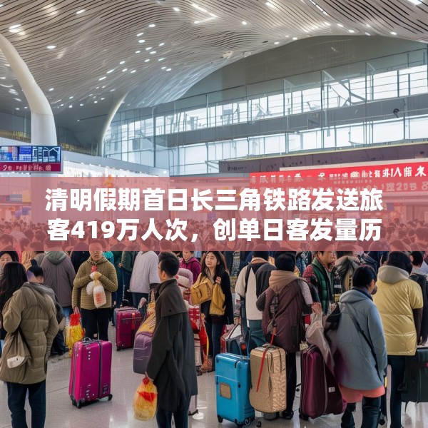清明假期首日长三角铁路发送旅客419万人次，创单日客发量历史新高