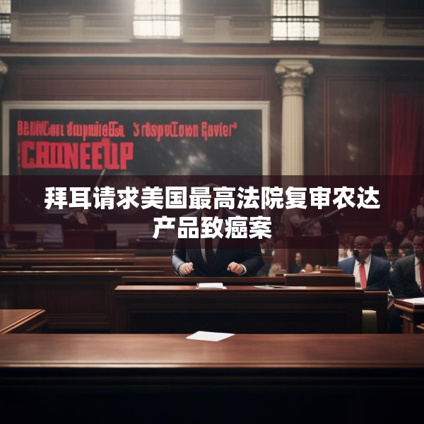 拜耳请求美国最高法院复审农达产品致癌案