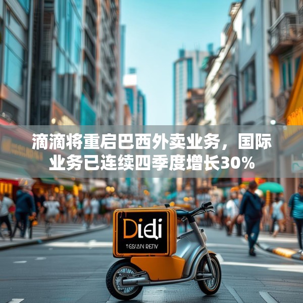 滴滴将重启巴西外卖业务，国际业务已连续四季度增长30%
