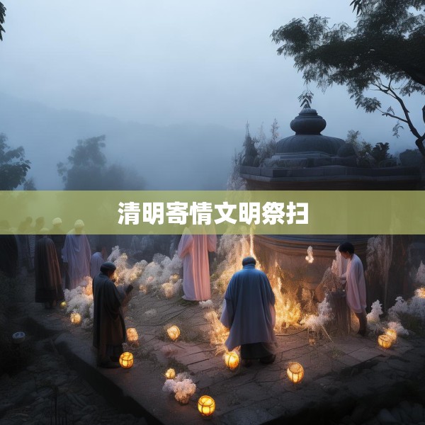 清明寄情文明祭扫