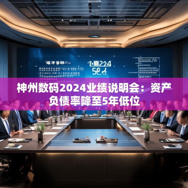 神州数码2024业绩说明会：资产负债率降至5年低位