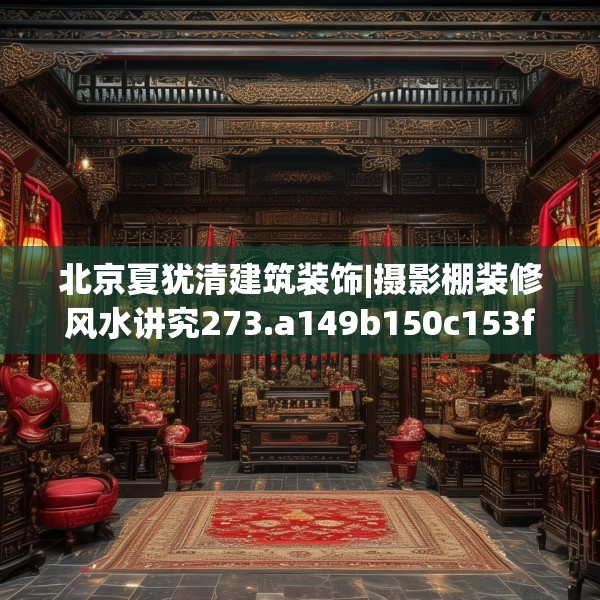 北京夏犹清建筑装饰|摄影棚装修风水讲究273.a149b150c153fgy.160uyk