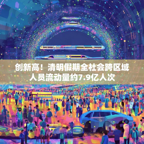 创新高！清明假期全社会跨区域人员流动量约7.9亿人次