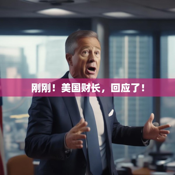 刚刚！美国财长，回应了！