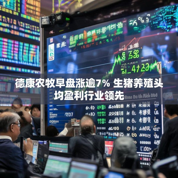 德康农牧早盘涨逾7% 生猪养殖头均盈利行业领先