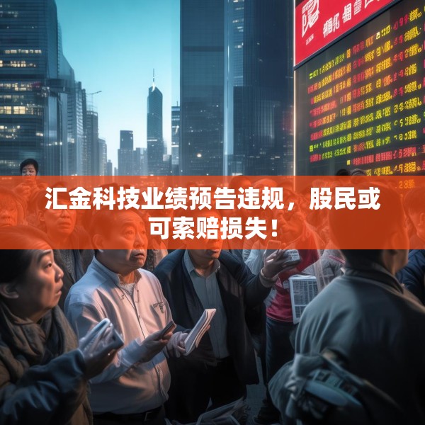 汇金科技业绩预告违规，股民或可索赔损失！