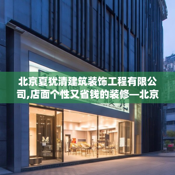 北京夏犹清建筑装饰工程有限公司,店面个性又省钱的装修—北京夏犹清建筑装饰工程有限公司264.a140b141c144fgy.151lkjl