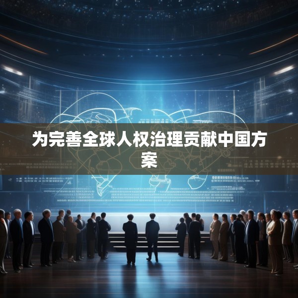 为完善全球人权治理贡献中国方案