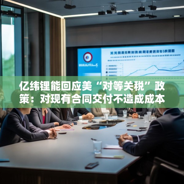 亿纬锂能回应美“对等关税”政策：对现有合同交付不造成成本影响