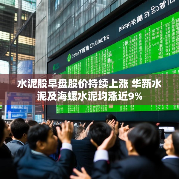 水泥股早盘股价持续上涨 华新水泥及海螺水泥均涨近9%