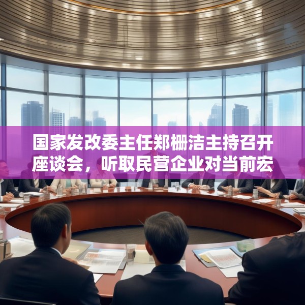 国家发改委主任郑栅洁主持召开座谈会，听取民营企业对当前宏观经济形势的意见建议