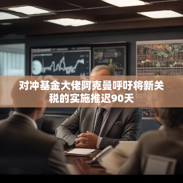 对冲基金大佬阿克曼呼吁将新关税的实施推迟90天