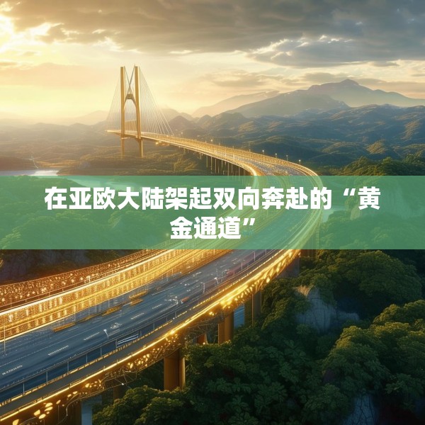 在亚欧大陆架起双向奔赴的“黄金通道”