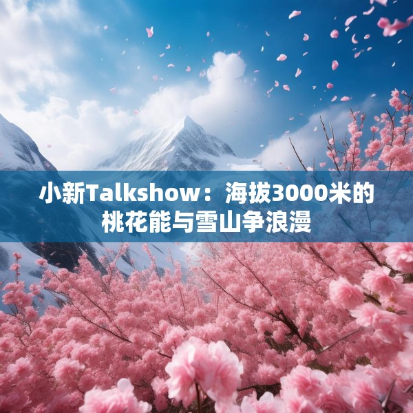 小新Talkshow：海拔3000米的桃花能与雪山争浪漫