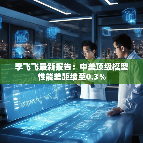 李飞飞最新报告：中美顶级模型性能差距缩至0.3％