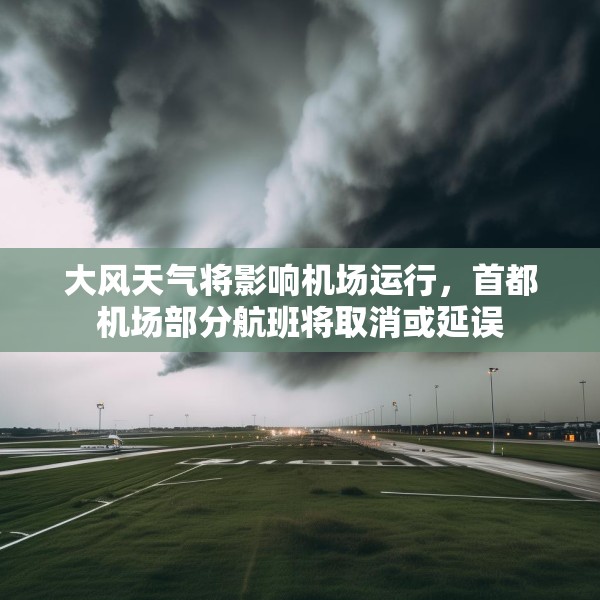 大风天气将影响机场运行，首都机场部分航班将取消或延误