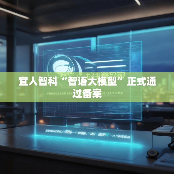 宜人智科“智语大模型”正式通过备案